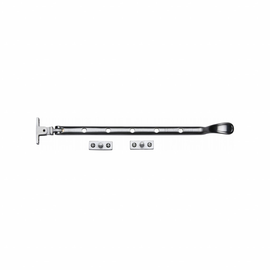 M Marcus Heritage Brass Spoon End Casement Window Stay 305mm